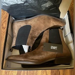 ADDISON – BROWN SUEDE BOOTS